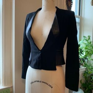 Zac Posen black sexy blazer